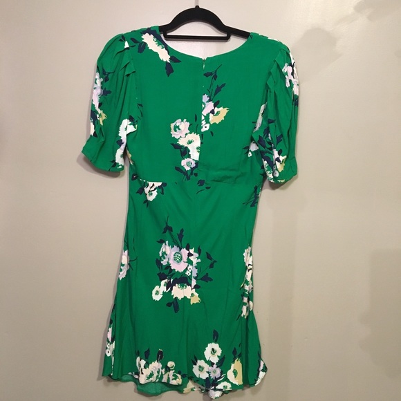 NWT Free People | Women's Combo Dress | Green - Picture 3 of 6